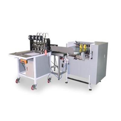 Book Exercise Making Automatic Paper Sheet Notebook Flat Saddle Wire Stitching Binding And Folding Machine