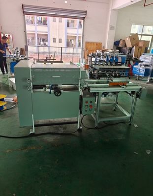 Book Exercise Making Automatic Paper Sheet Notebook Flat Saddle Wire Stitching Binding And Folding Machine