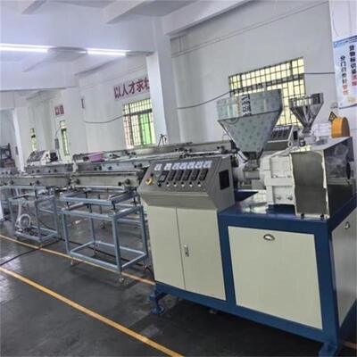 PFE-50D Double Head Rewinding Automatic PVC Filament Extrusion Machine for Plastic Binding Coil
