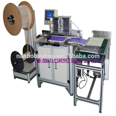 1/4" Coil Punch And Binding Machine , Double Loop Calendar Wire Binding Machine