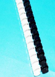 Roud/ωοειδής χτένα PVC υλικών μορφής δεσμευτική πλαστική πίσσα 12.7mm 6mm 50mm
