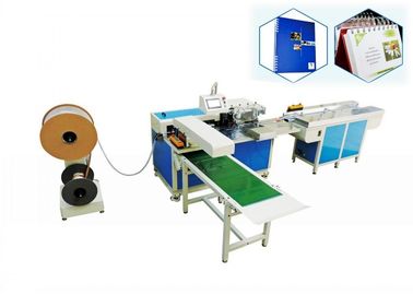 Πλήρης αυτόματη διάτρηση και δεσμευτική μηχανή για το διπλό σπειροειδές στροφίο βρόχων